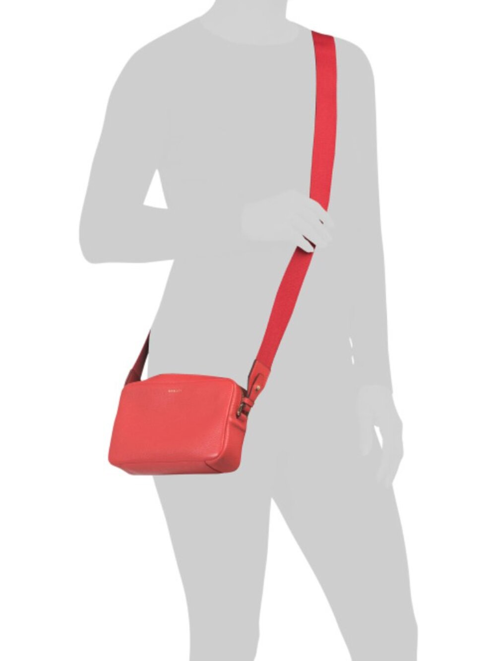 RADLEY LONDON Black Leather Tavistock Mini Zip Around Crossbody - Picture 2 of 2
